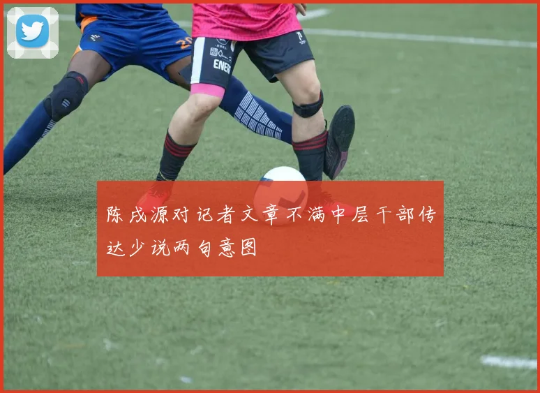 陈戌源对记者文章不满中层干部传达少说两句意图